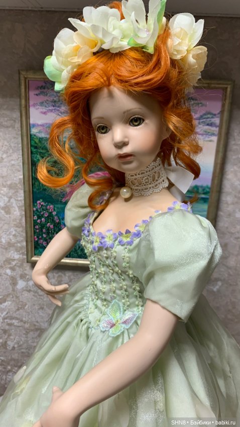 Коллекционныя кукла Уте Казе-Лепп (Ute Kase Lepp "лужок"