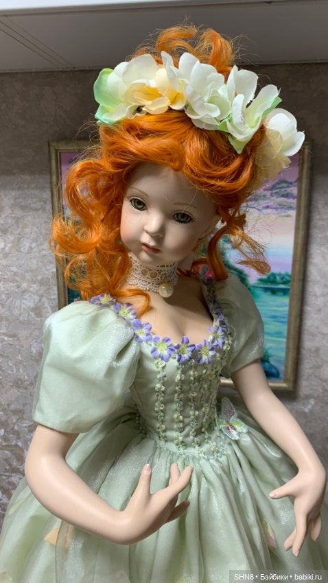 Коллекционныя кукла Уте Казе-Лепп (Ute Kase Lepp "лужок"