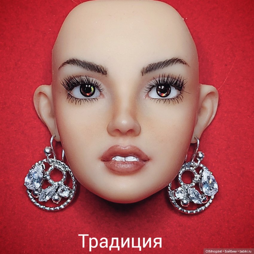 Серьги для кукол авторских кукол (фото 2)