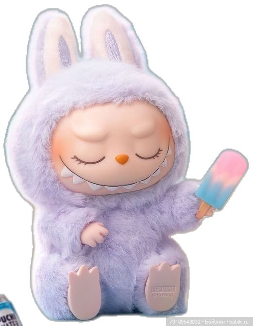 Лавандовый Zizi💜 Labubu Have a Seat Pop Mart (фото 6)