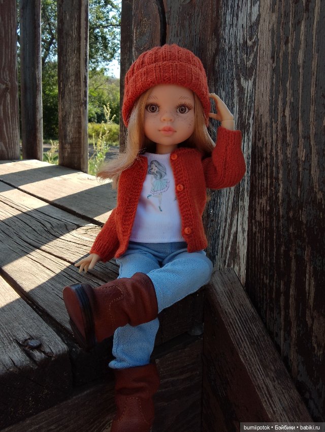 Кофточка и шапочка для Паола Рейна