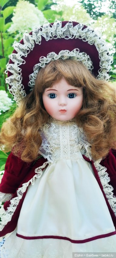 Винтажная реплика французской антикварной куклы (фото 2)