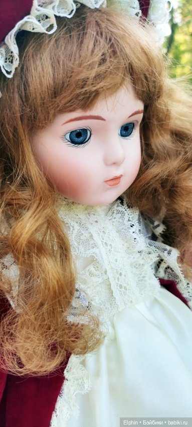 Винтажная реплика французской антикварной куклы (фото 7)