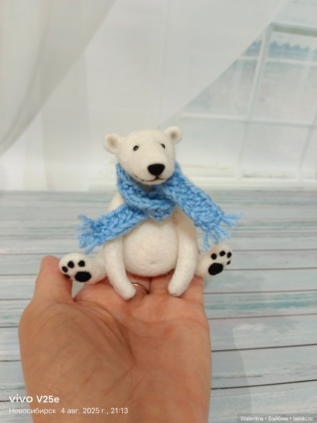 Полярный медведь — Авторские игрушки (фото 4)