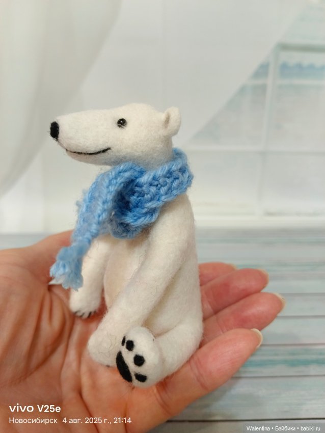 Полярный медведь — Авторские игрушки (фото 3)