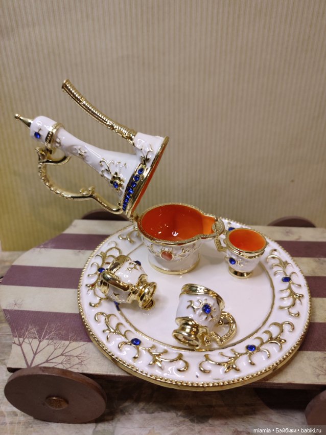 Шкатулочка с эмалью Ретро-телефон (фото 6)