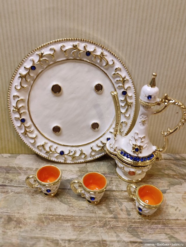 Шкатулочка с эмалью Ретро-телефон (фото 8)