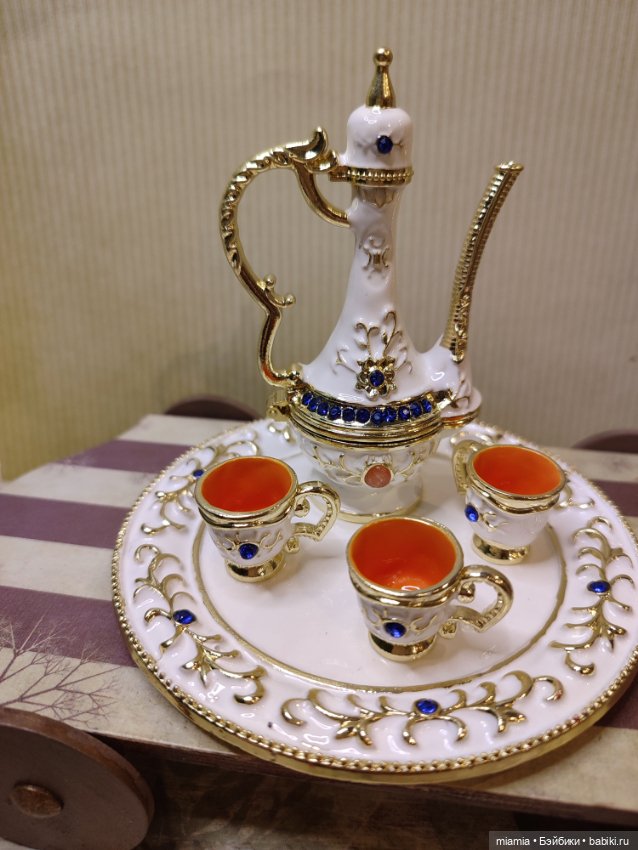 Шкатулочка с эмалью Ретро-телефон (фото 5)