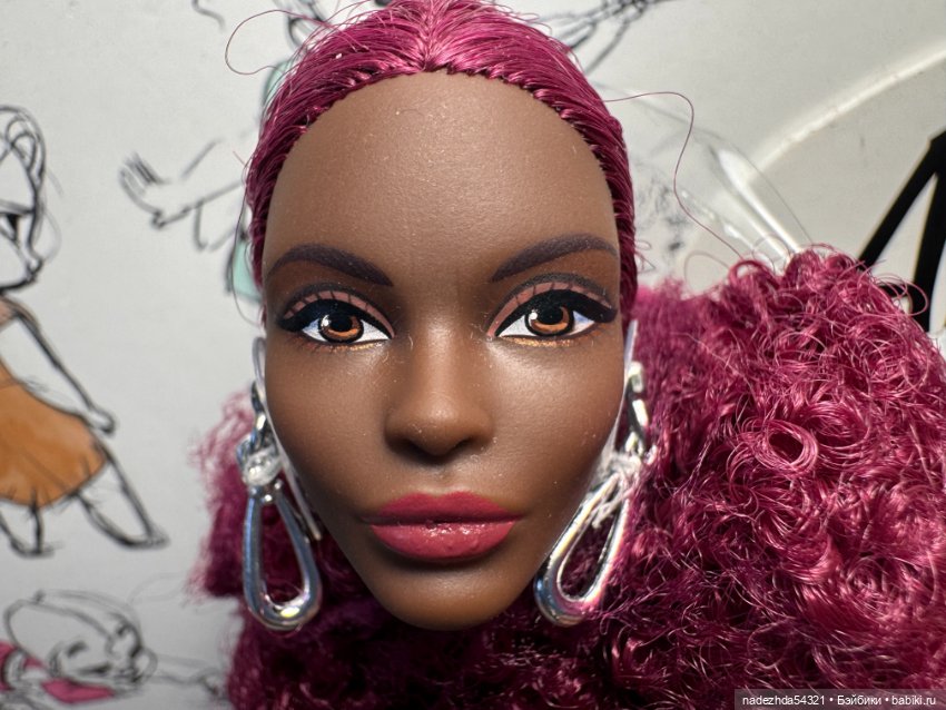Голова Барби Базовая модель №3 Клодетт (3) (фото 2)