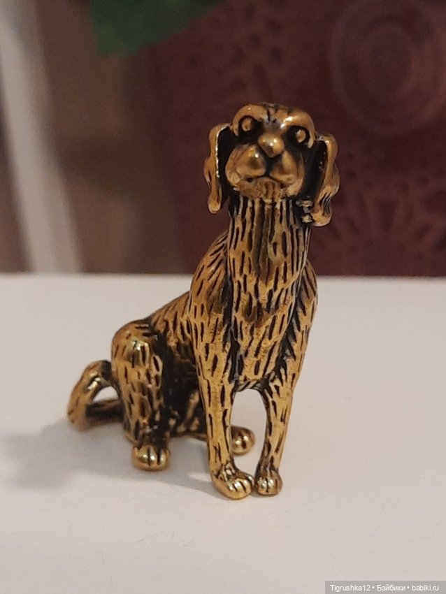 Собачка металл — Миниатюра для кукол