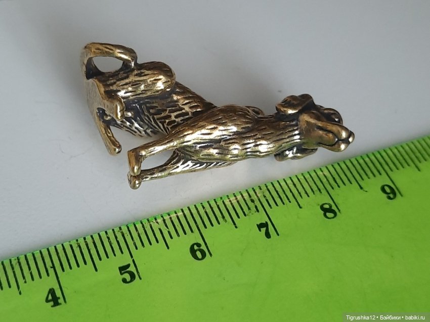 Собачка металл — Миниатюра для кукол (фото 4)