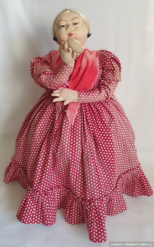 Кукла-грелка на чайник СССР