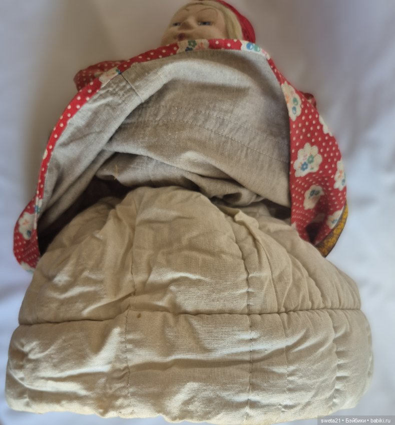 Кукла-грелка на чайник СССР