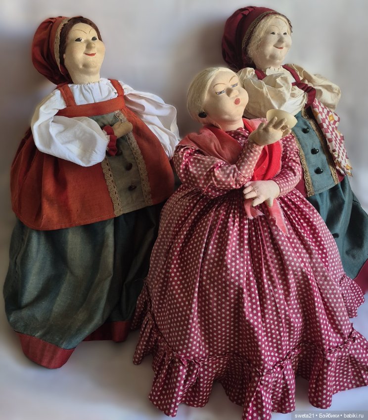 Кукла-грелка на чайник СССР