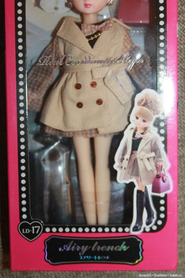 Airy Trench Play Toy Ages Licca-chan LD-17 Dress-up (фото 2)