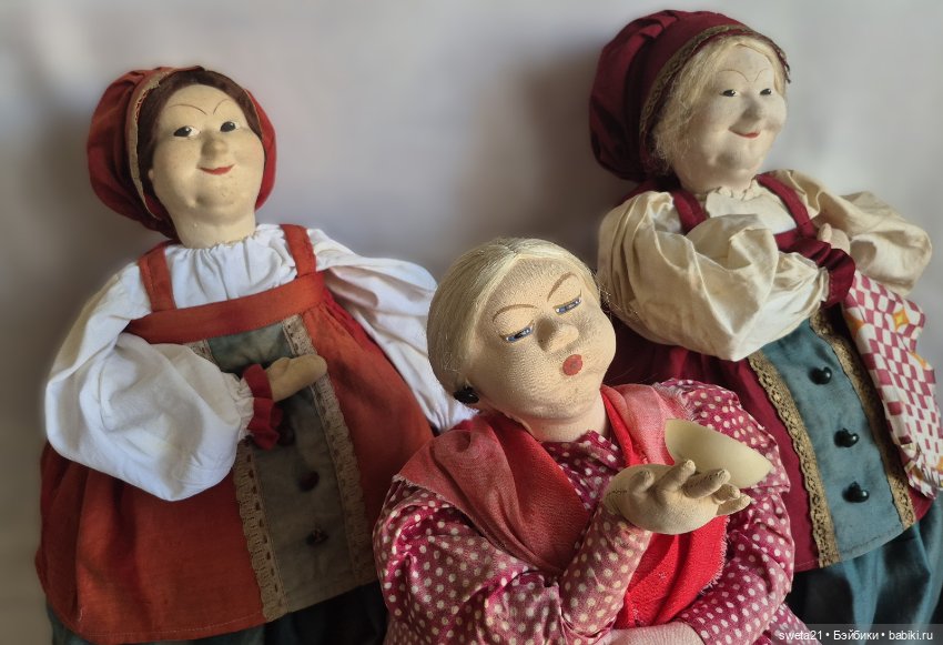 Кукла-грелка на чайник СССР