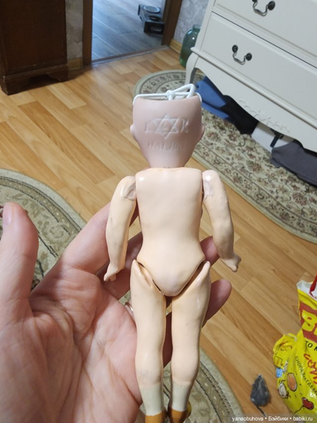 Антикварная малявочка Каммер Рейнхард на флаппер теле, рост 16 см