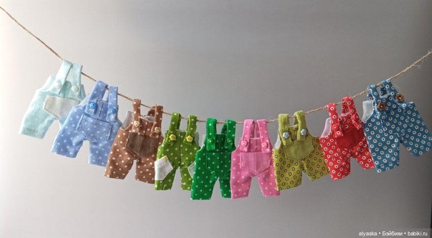 Комбинезоны для малышей — Одежда для кукол