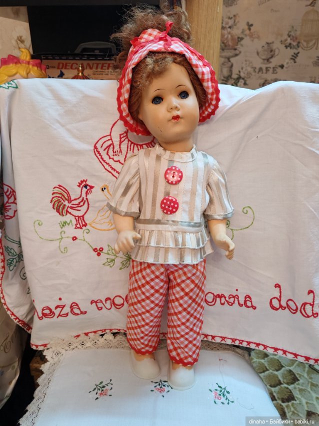 Винтажная кукла, Германия, Zonnenberg, 50-е