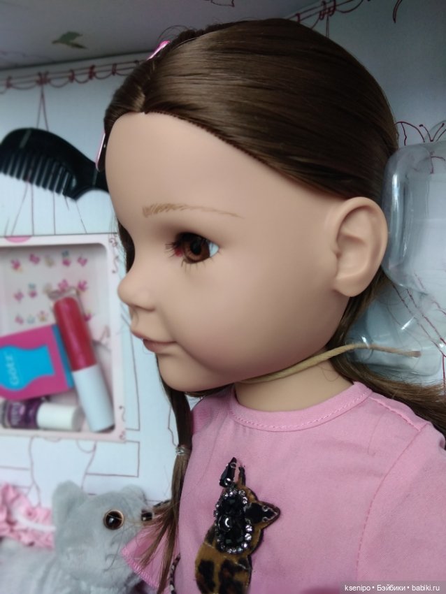 Ханна с котёнком Готц Gotz (фото 2)