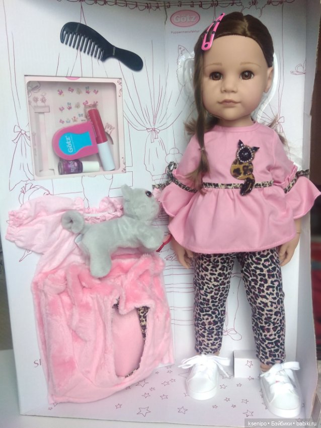 Ханна с котёнком Готц Gotz (фото 8)