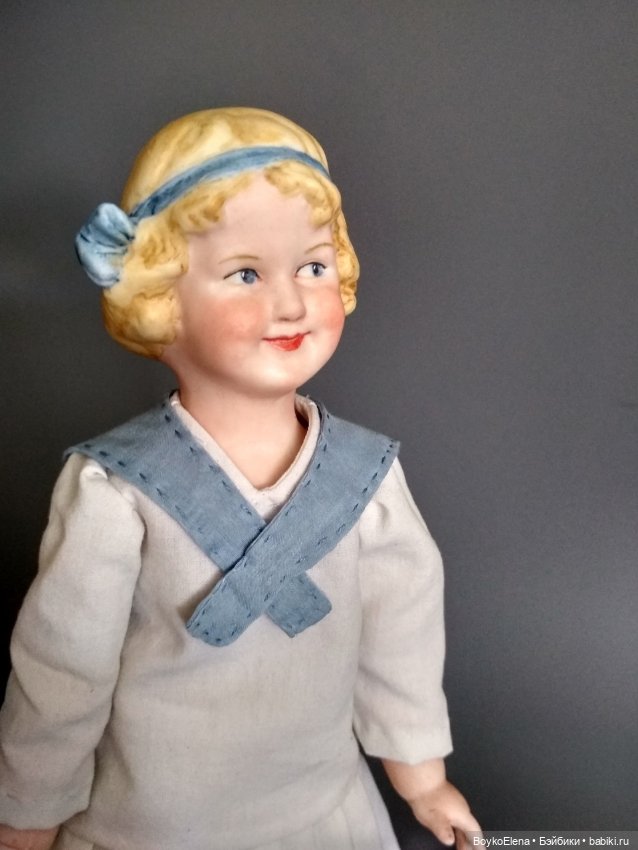 Кокетка по копии головы Gebrüder Heubach (фото 4)