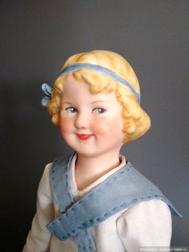 Кокетка по копии головы Gebrüder Heubach (фото 5)