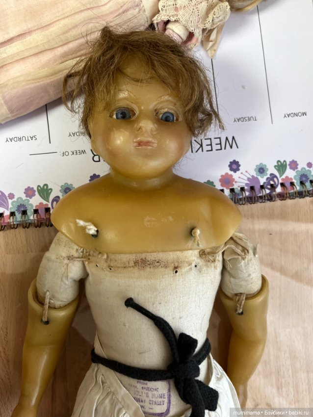 2 Восковые английские куколки Lucy Peck рост 54/22 см