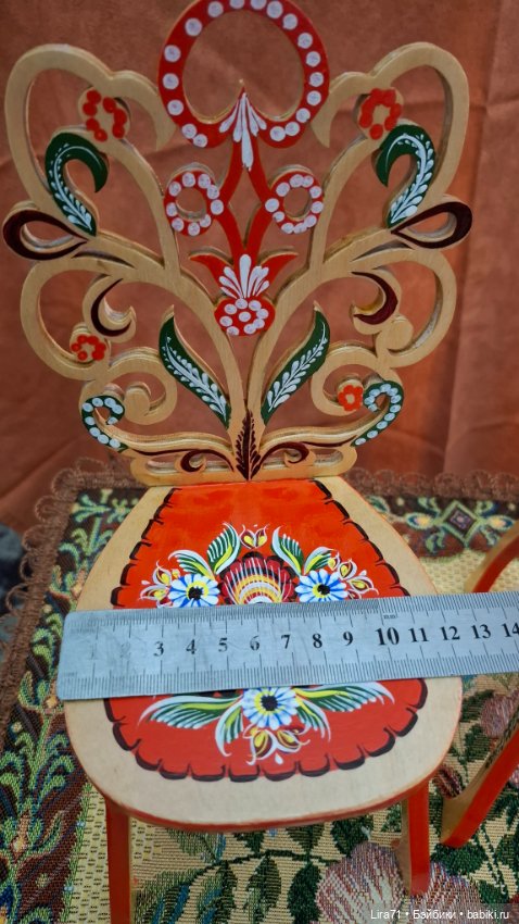 Мебель с ручной городецкой росписью (фото 6)