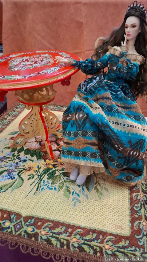 Мебель с ручной городецкой росписью