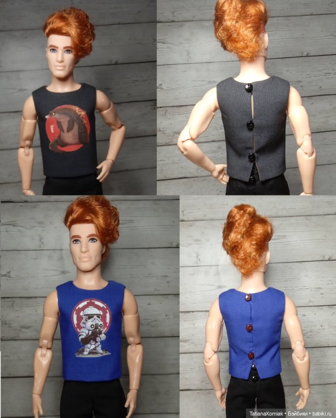 Майки и шорты — Одежда для кукол (фото 3)