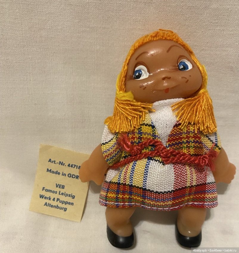 Кукла кривоножка винтаж ГДР (фото 3)
