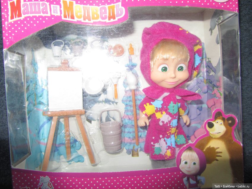 Куколка Маша- художница , персонаж из мультфильма (фото 2)