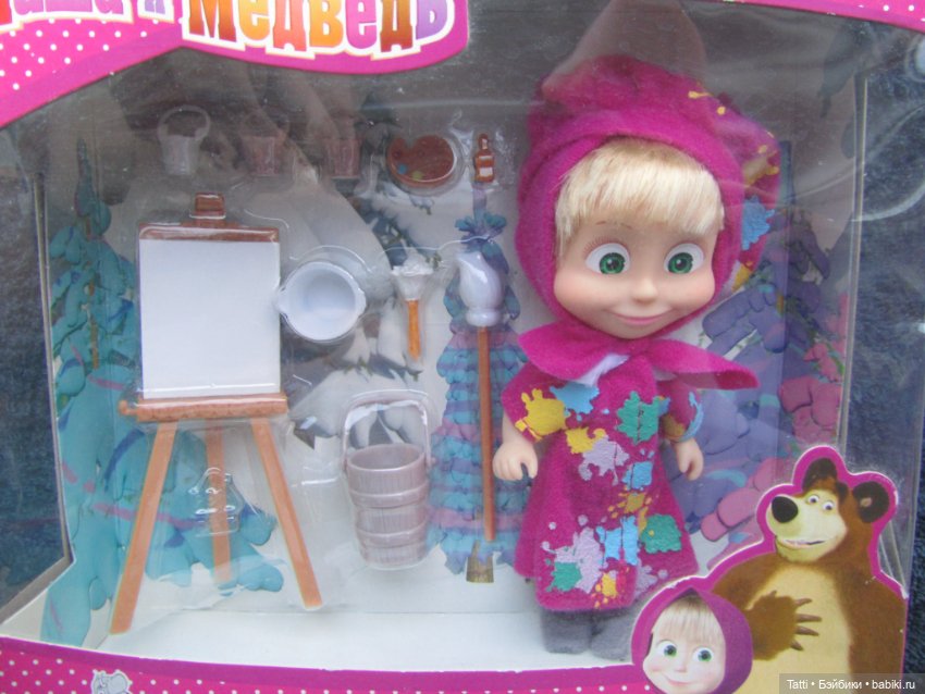 Куколка Маша- художница , персонаж из мультфильма