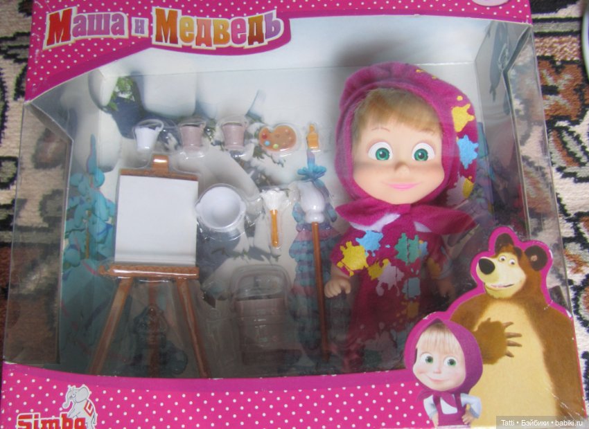 Куколка Маша- художница , персонаж из мультфильма (фото 3)