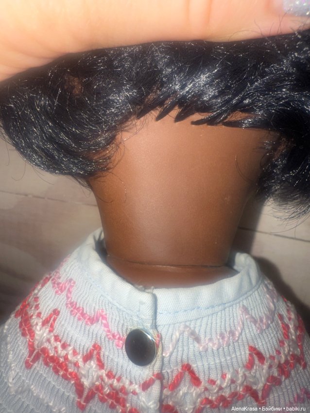 Кукла негритянка ГДР — Винтажные куклы и игрушки детства (фото 5)