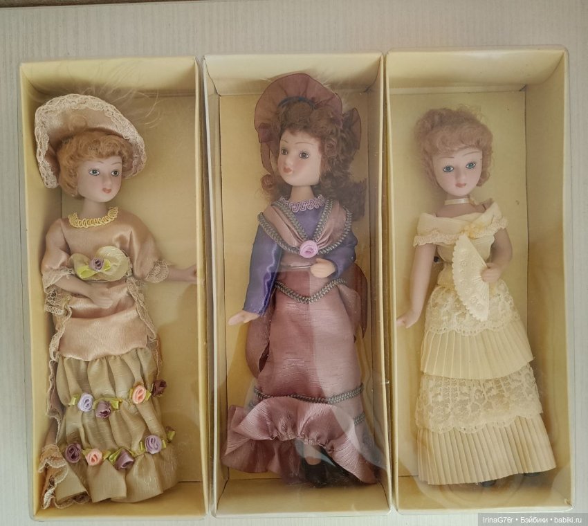 Фарфоровые куклы "Дамы эпохи"