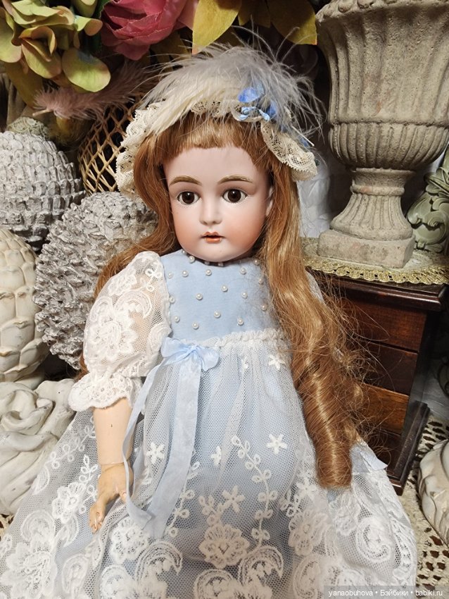 Антикварная куколка Кестнер 167 кабинетного размера