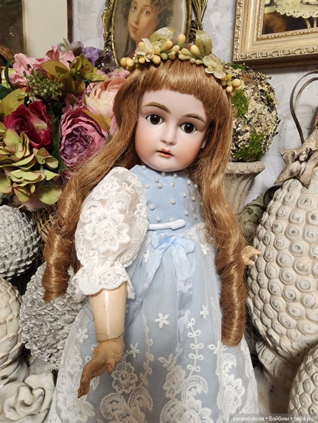 Антикварная куколка Кестнер 167 кабинетного размера (фото 10)