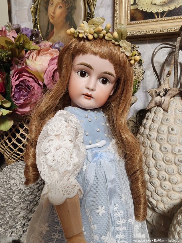 Антикварная куколка Кестнер 167 кабинетного размера (фото 8)