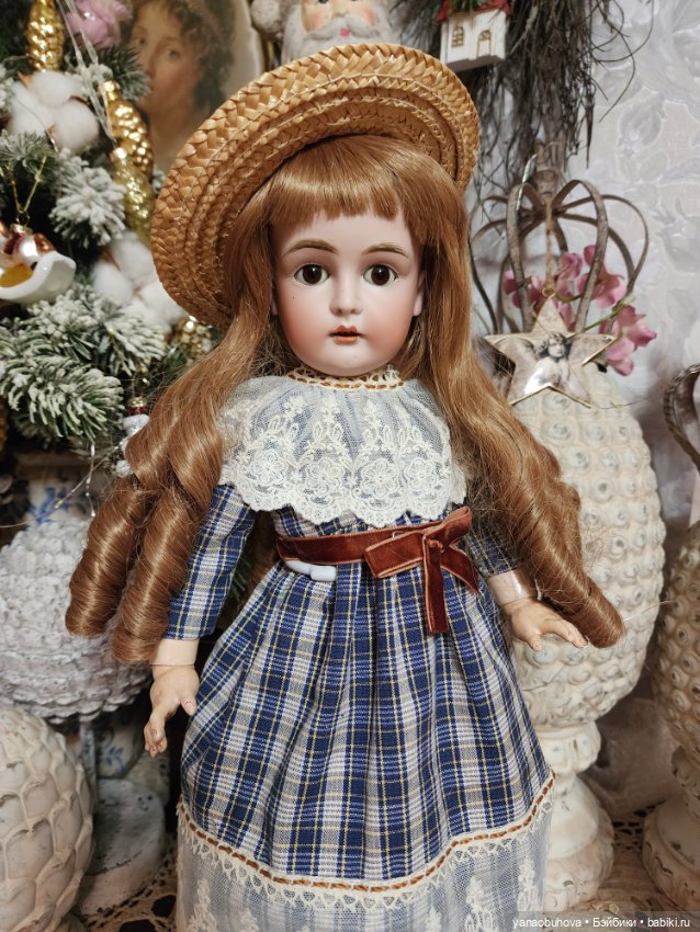 Антикварная куколка Кестнер 167 кабинетного размера