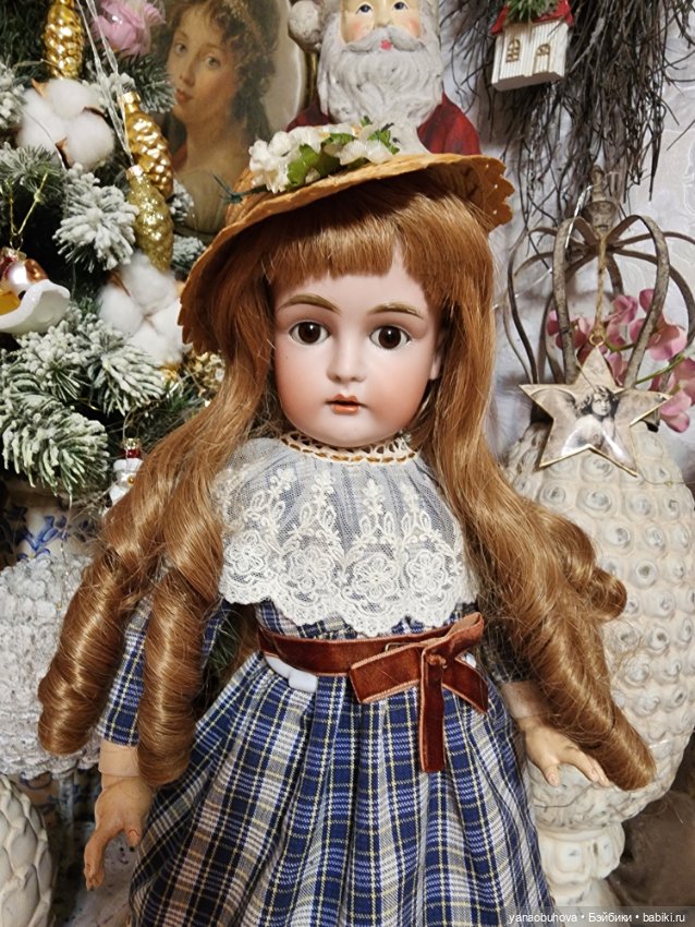 Антикварная куколка Кестнер 167 кабинетного размера