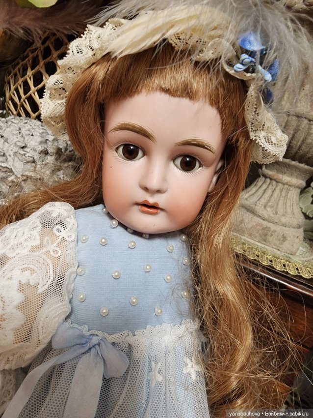 Антикварная куколка Кестнер 167 кабинетного размера