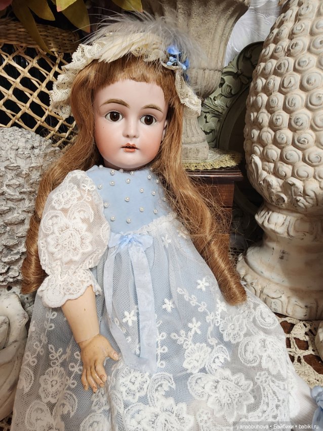Антикварная куколка Кестнер 167 кабинетного размера (фото 9)