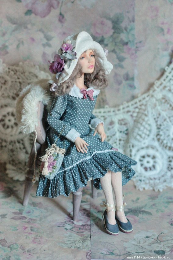 Авторская шарнирная кукла Жозефина (фото 2)
