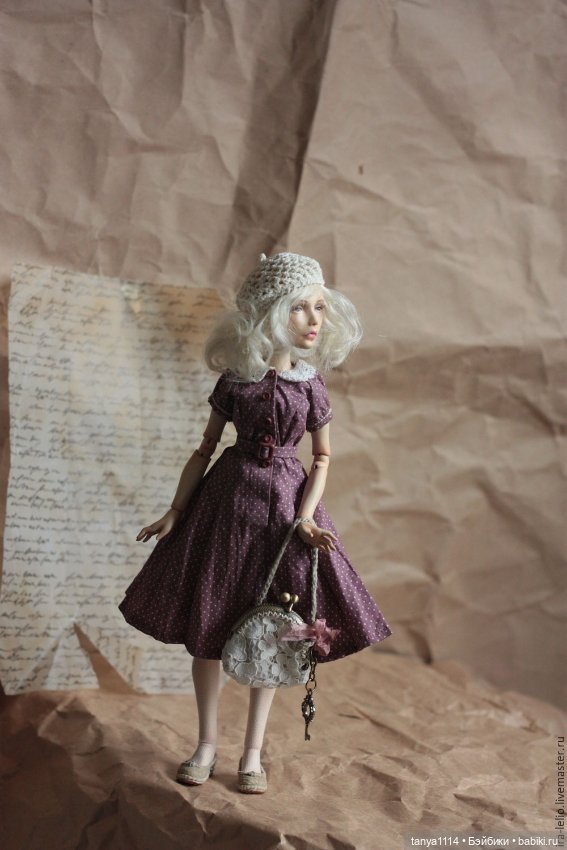 Авторская шарнирная кукла Марта