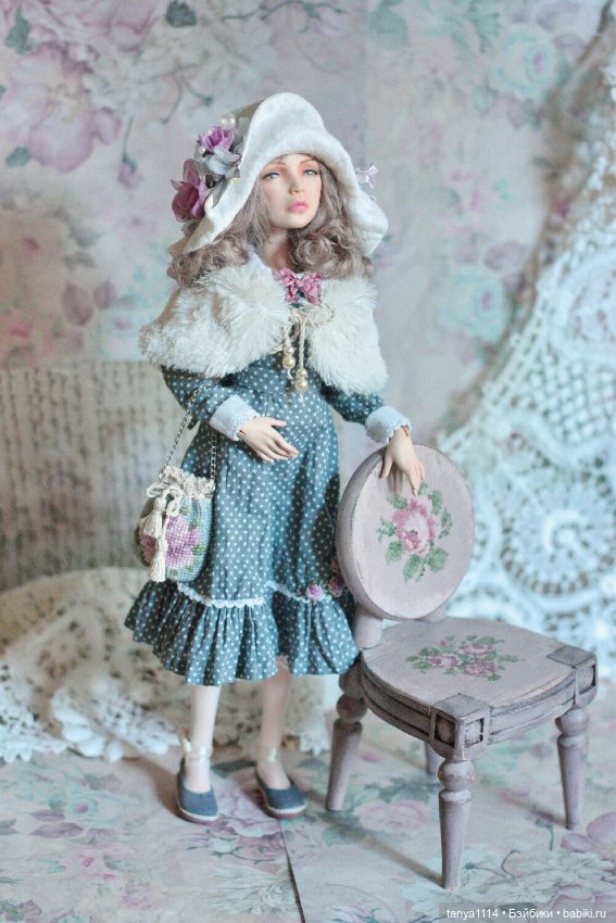 Авторская шарнирная кукла Жозефина (фото 5)