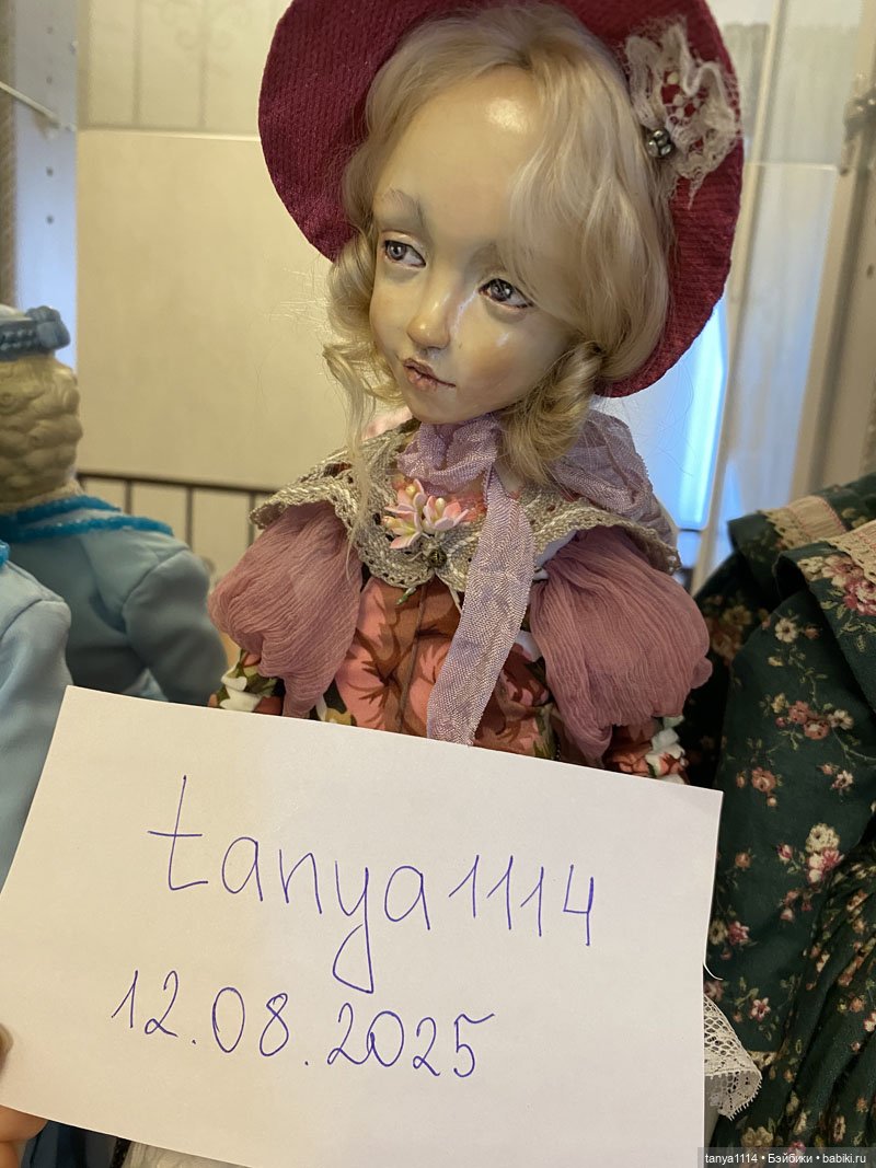Дэйзи. барышня кисейная. кукла коллекционная интерьерная ручной работы (фото 5)