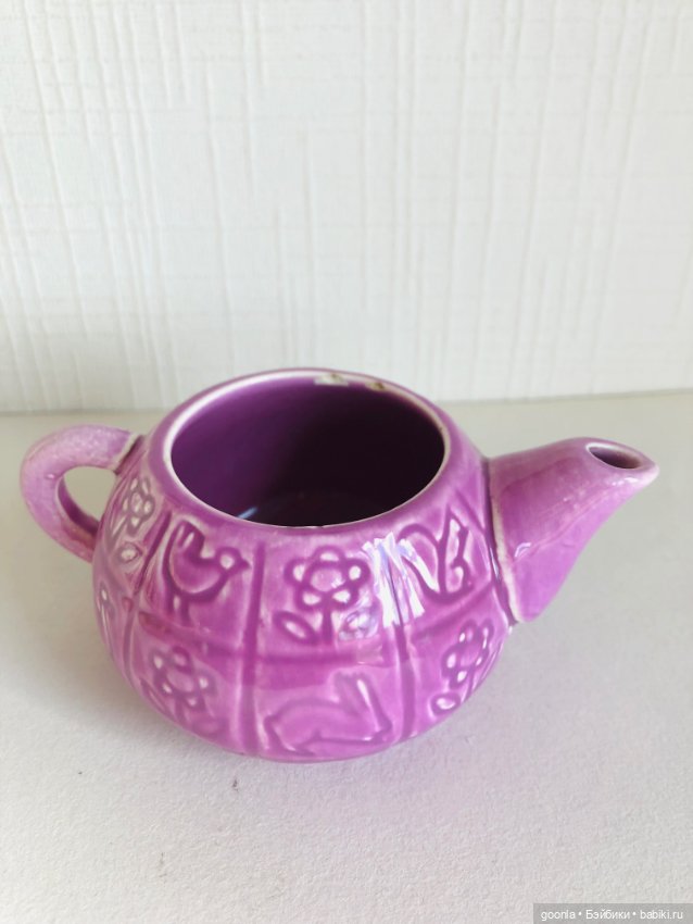 Керамический чайник для больших кукол (фото 4)