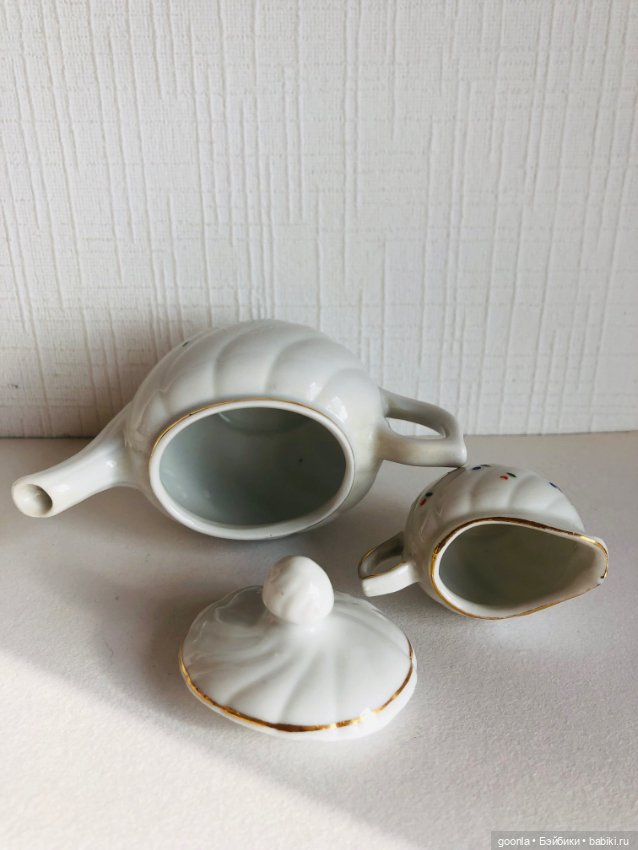 Чайник и молочник для больших кукол (фото 3)